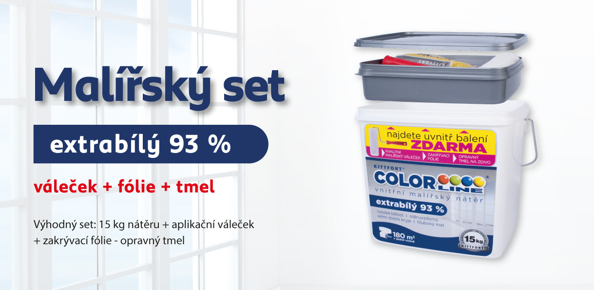 Malířský set extrabílý 93 %