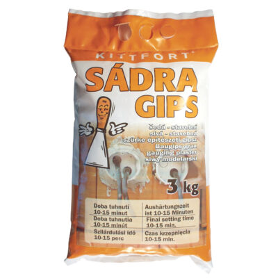 Sádra šedá stavební 3 kg