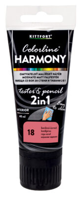 Colorline Harmony falfesték 18 korálpiros 40ml tubus