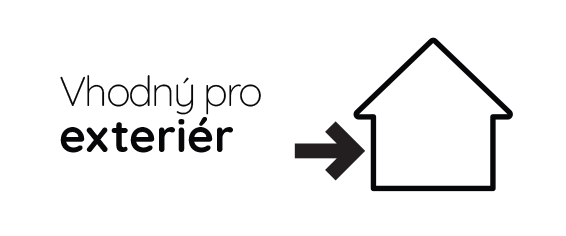 Vhodný pro exteriér