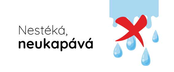 Nestéká, neukapává