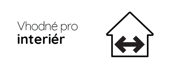 Vhodné pro interiér