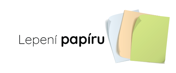 Lepení papíru