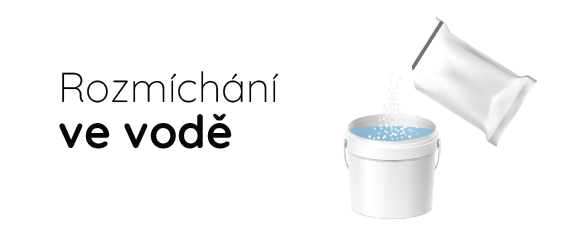 Rozmíchání ve vodě