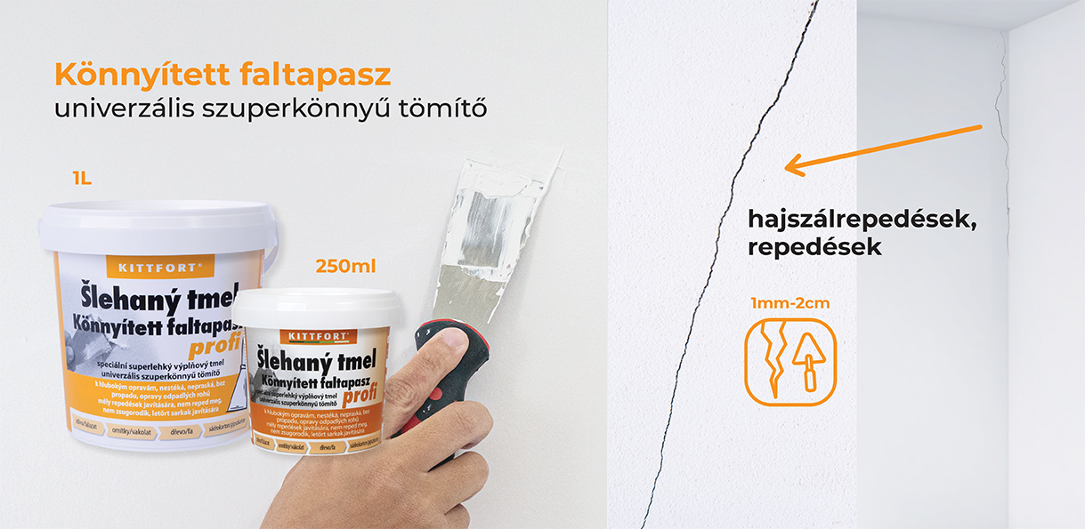 Könnyített faltapasz
