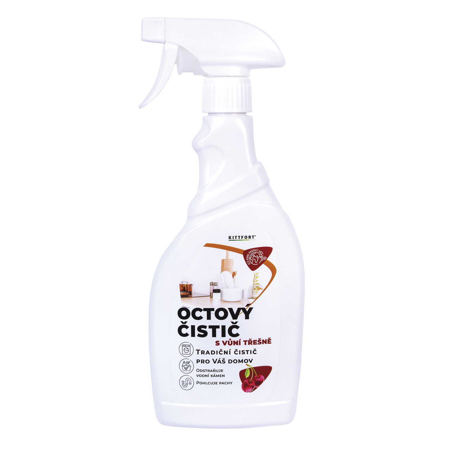 Octový čistič s vôňou čerešne Octový čistič s vôňou čerešne