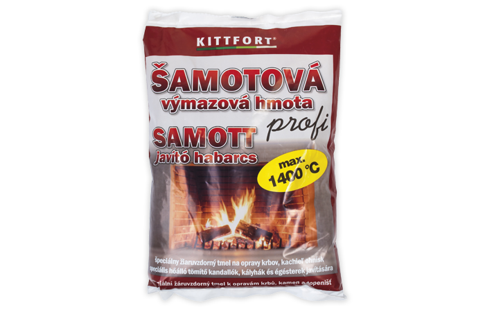 Šamotová výmazová hmota