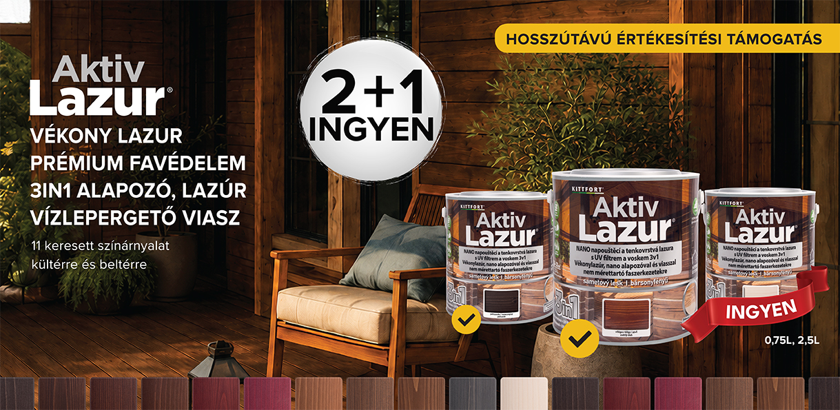 Aktivlazur vékonylazur