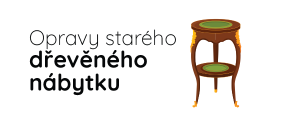 Opravy starého dřevěného nábytku