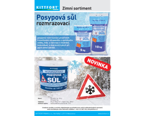 Posypová sůl rozmrazovací