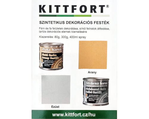Dekorációs szintetikus festék színtábla