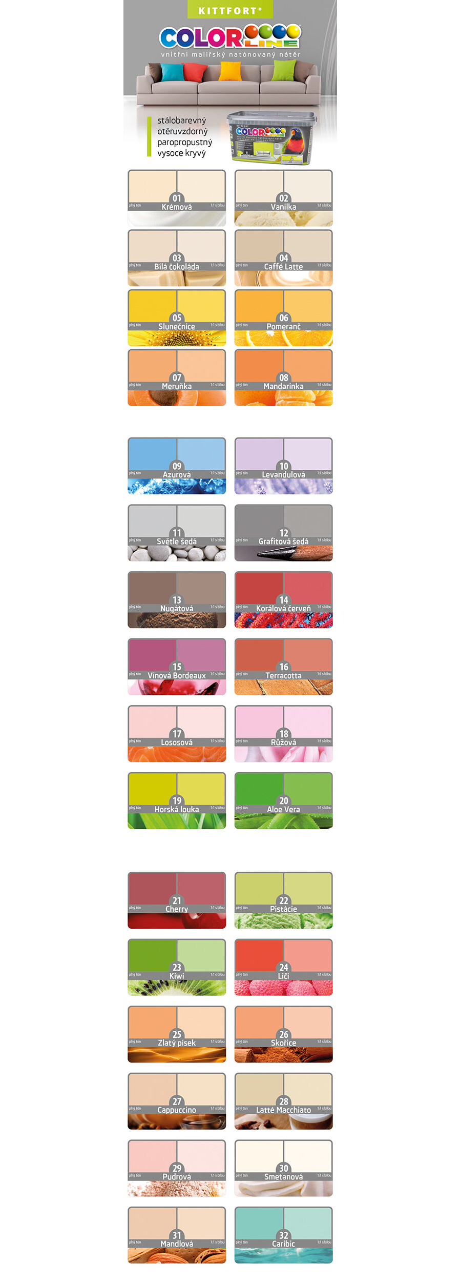 COLORLINE® tinted interior wall paint