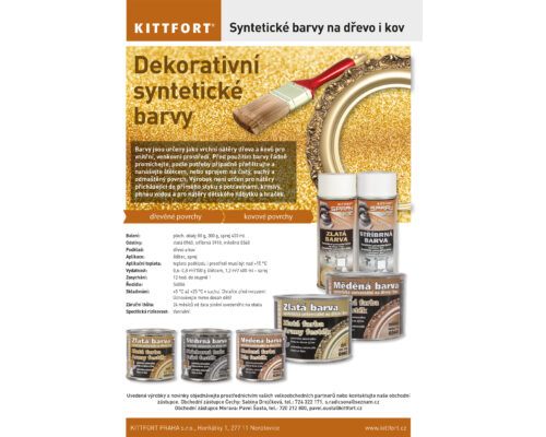 Syntetické barvy