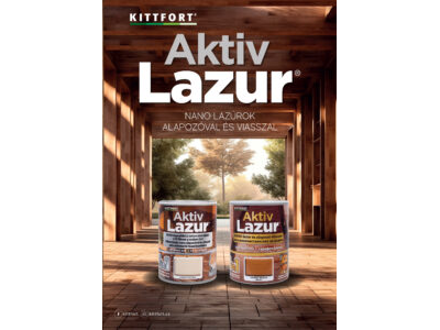 AktivLazur vastaglazúr+Aktivlazur vékonylazúr kínáló füzet