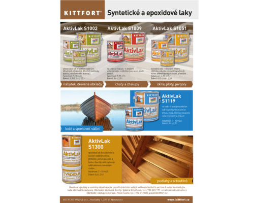 AktivLaky – Syntetické a epoxidové laky