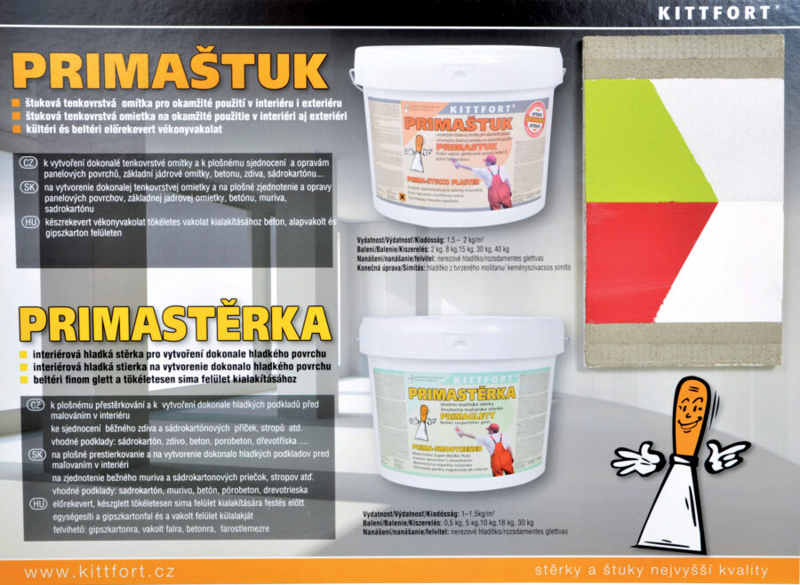 Мазилка PRIMASTĚRKA + Мазилка PRIMAŠTUK